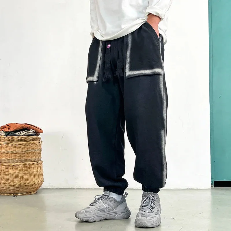 Wiaofellas  -  High Quality Streetwear Baggy Sweatpants Hip Hop Mens Clothing Harajuku Plus Size Casual Sport Pants Korean Fashion Joggers Men