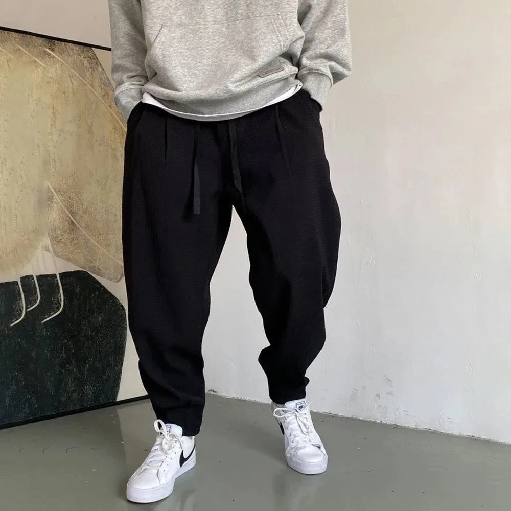 Wiaofellas  -  Japanese Streetwear Hip Hop Sweatpants American Casual Oversize Jogging Pants Harajuku Sport Joggers Harem Trousers Men Clothing