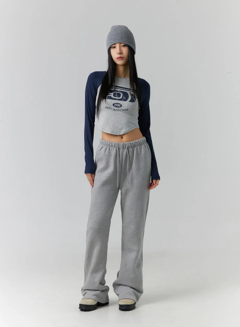 Wide Leg Sweatpants Basic ID305