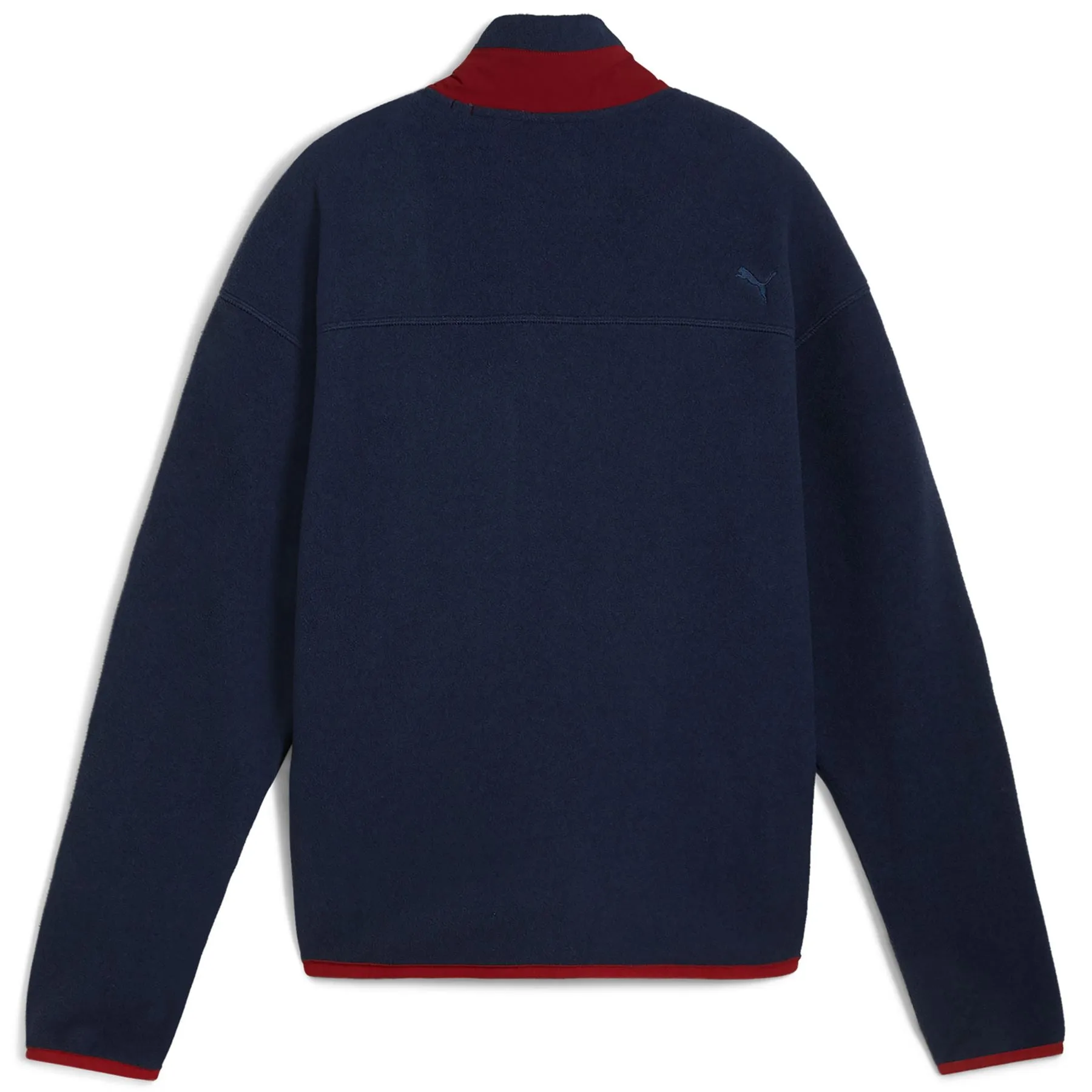 Womens Charley Fleece Full Zip Deep Navy/Intense Red - AW24