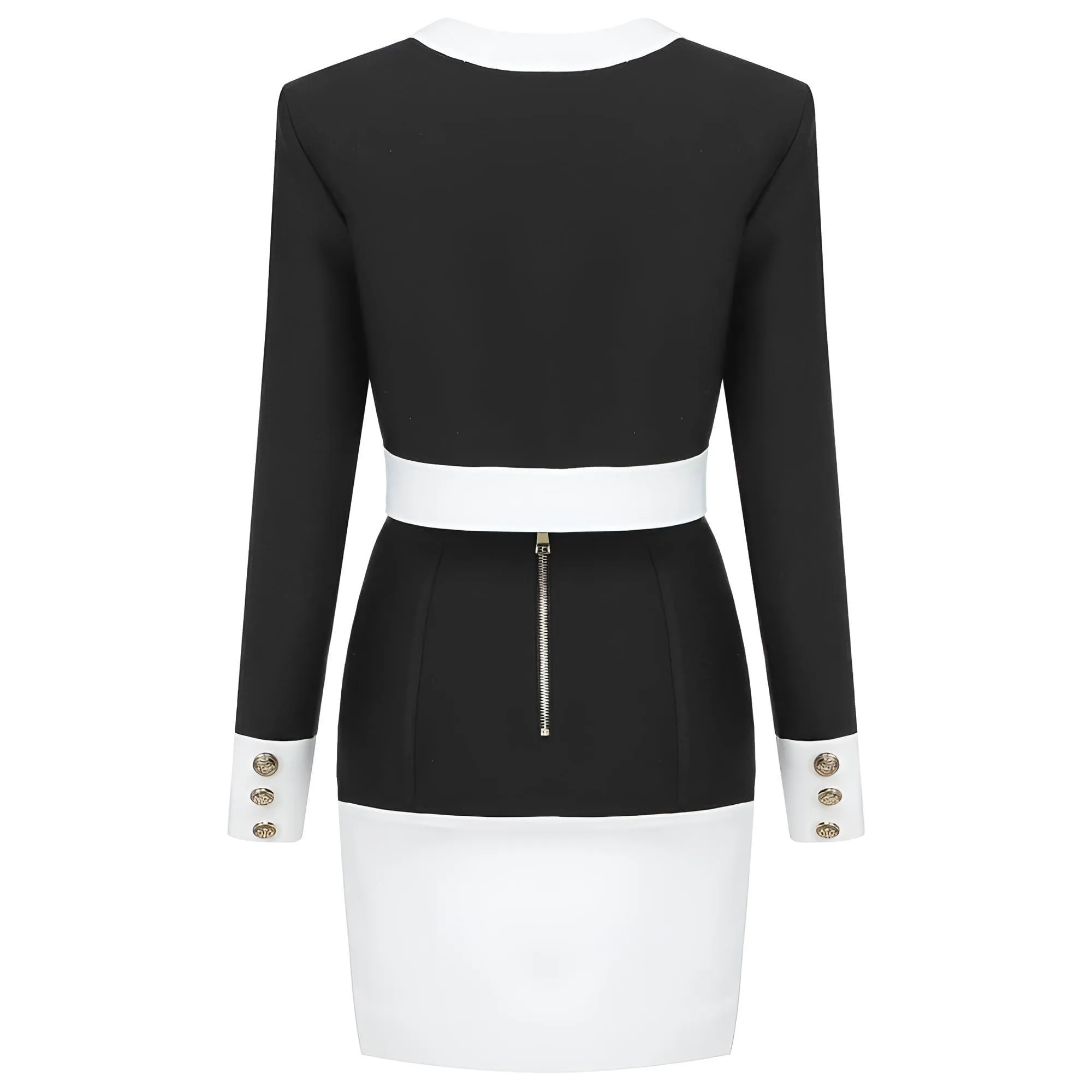 Women's Cropped Jacket Skirt Set