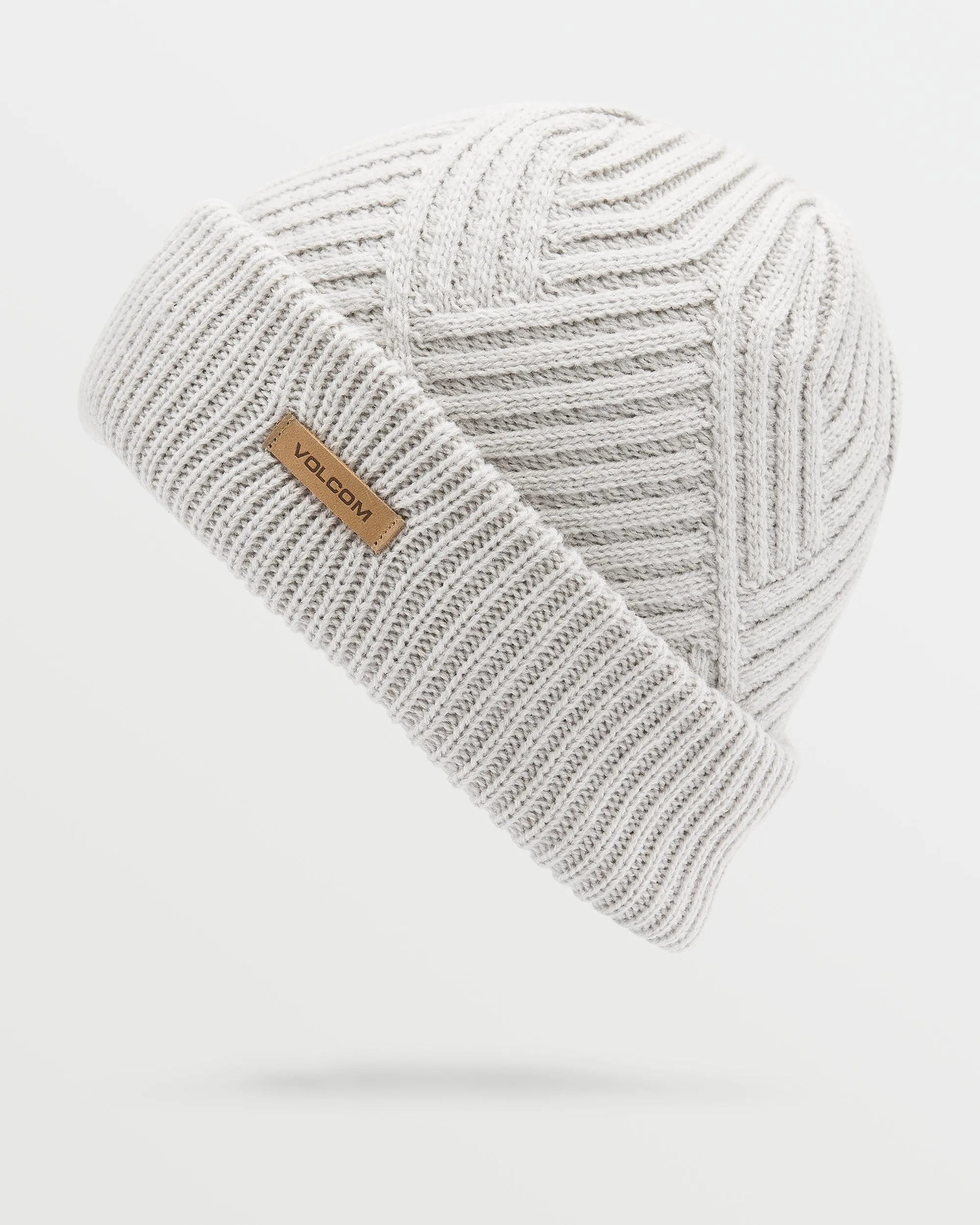 Womens Stone Knit Beanie - Stone