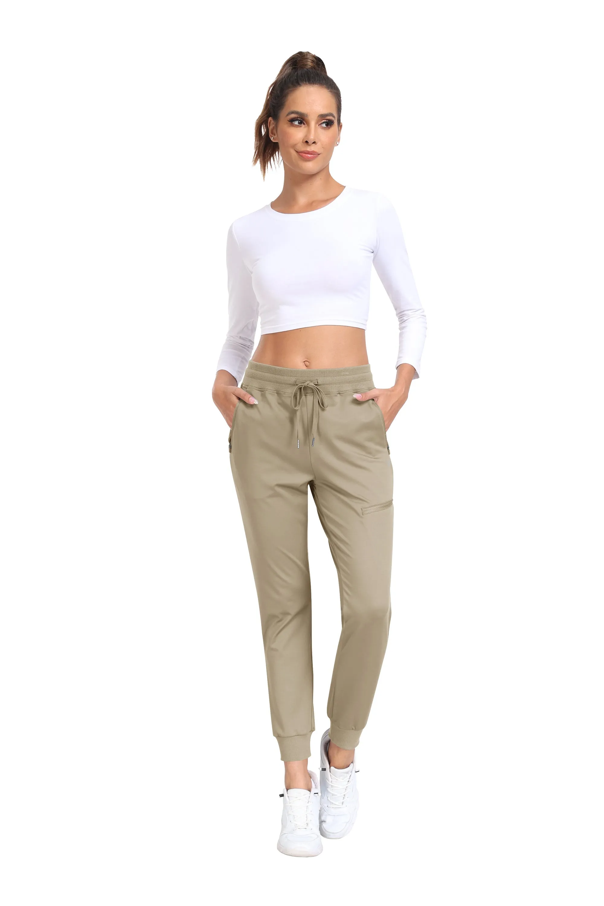 Women's Workwear Jogging High Waist Sweat pants