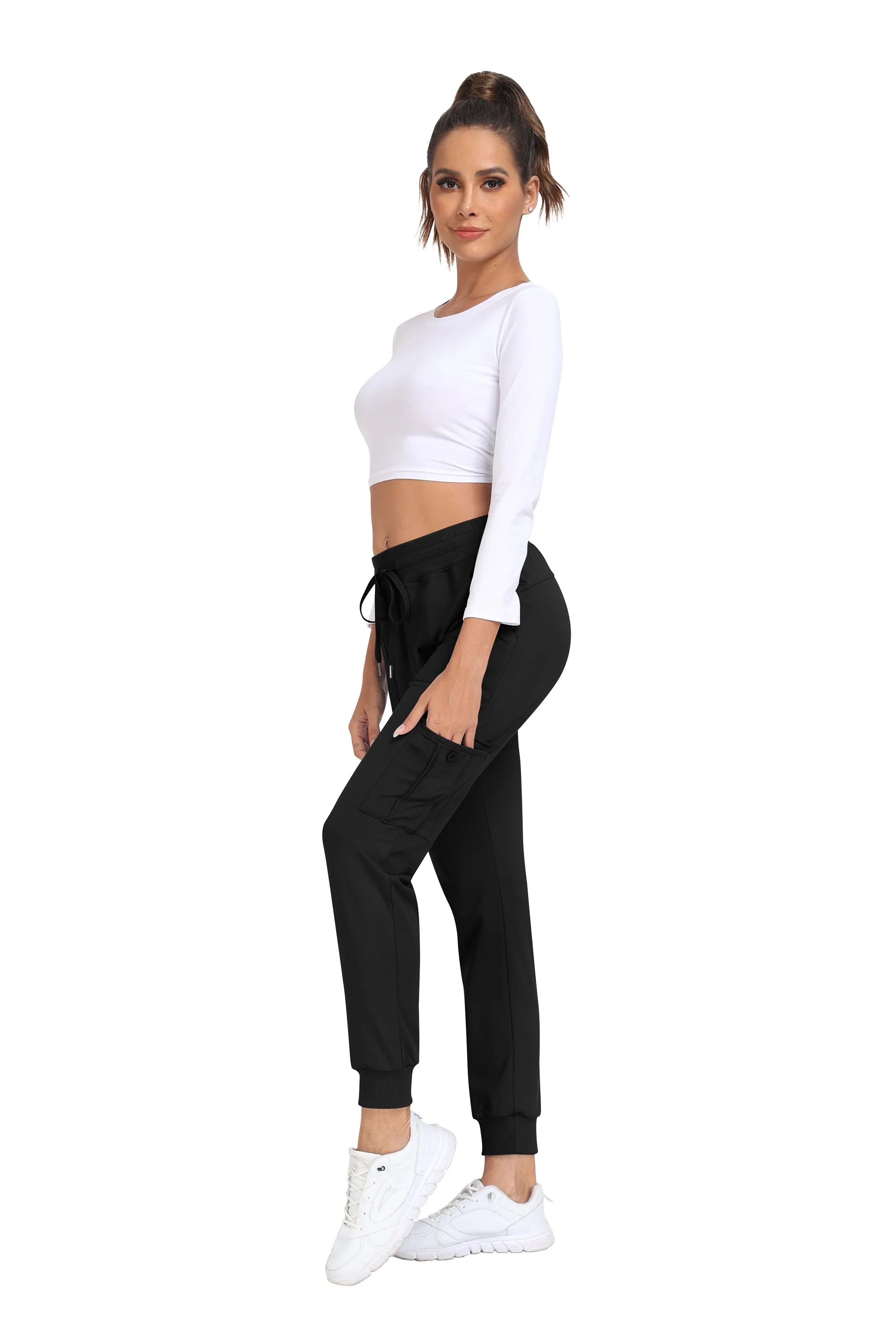 Women's Workwear Jogging High Waist Sweat pants