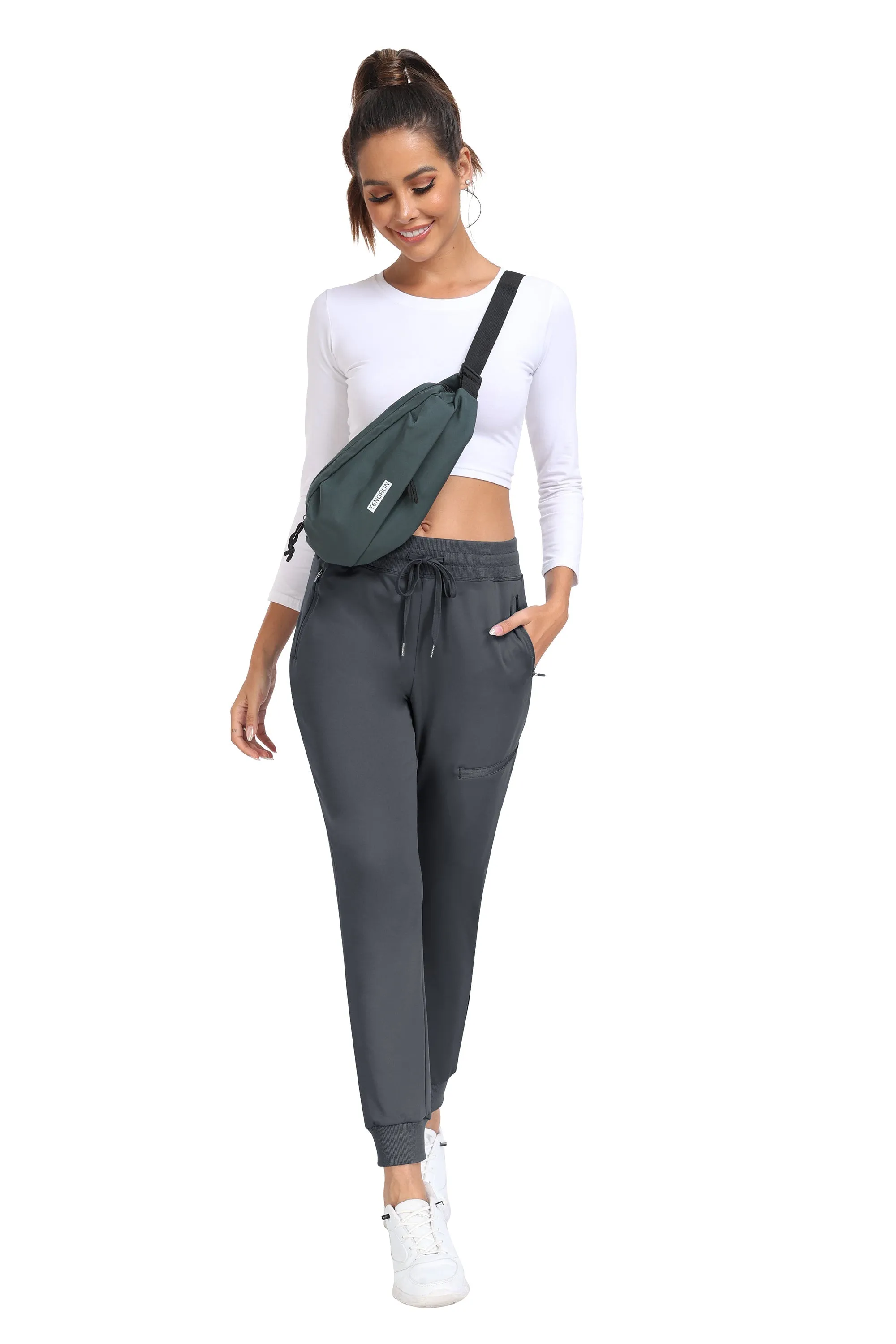 Women's Workwear Jogging High Waist Sweat pants