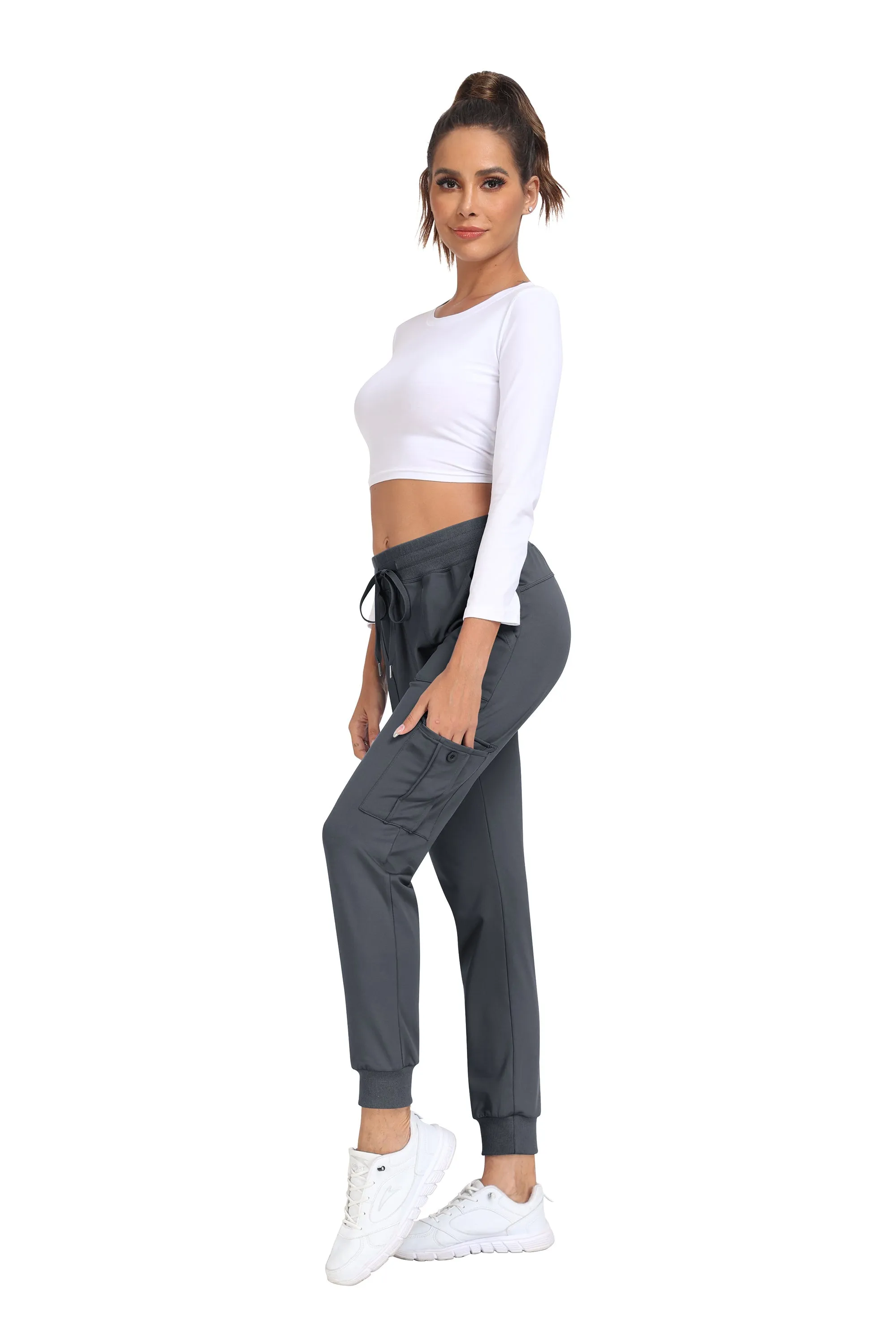 Women's Workwear Jogging High Waist Sweat pants