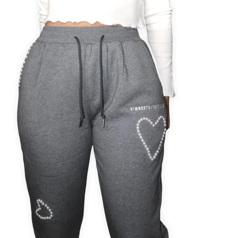 WOOL LINED TIE DYE SWEATPANTS - LOVE & PEACE