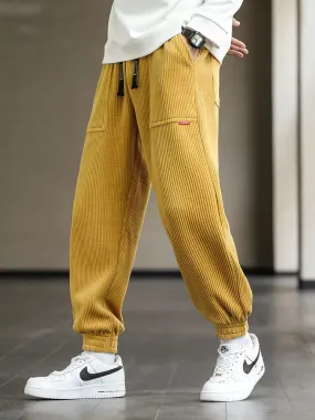 Xituodai 2024 New Autumn Winter Corduroy Sweatpants Men Baggy Joggers Fashion Streetwear Loose Casual Harem Pants Plus SIze 8XL