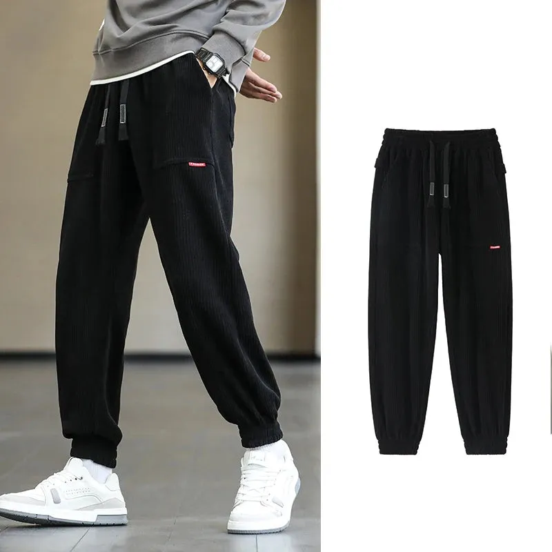 Xituodai 2024 New Autumn Winter Corduroy Sweatpants Men Baggy Joggers Fashion Streetwear Loose Casual Harem Pants Plus SIze 8XL