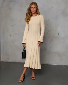 Your Moment Bell Sleeve Midi Dress